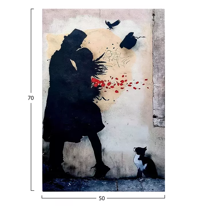 WALL PAINTING SERIES GOBI HM4814 PRINTED CANVAS 50x3(thickness)x70Hcm.