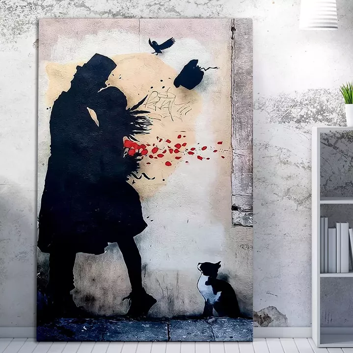 WALL PAINTING SERIES GOBI HM4814 PRINTED CANVAS 50x3(thickness)x70Hcm.