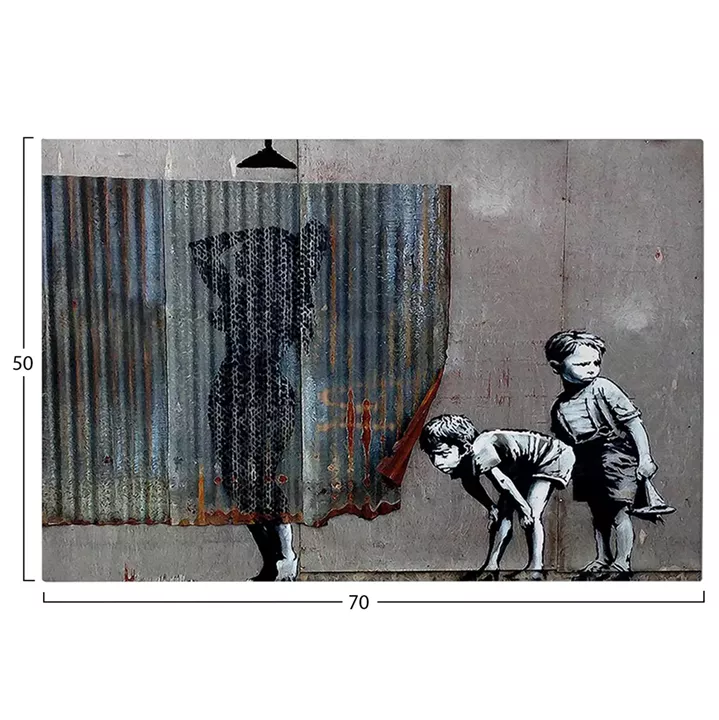WALL PAINTING SERIES GOBI HM4821 PRINTED CANVAS 70x3(thickness)x50Hcm.