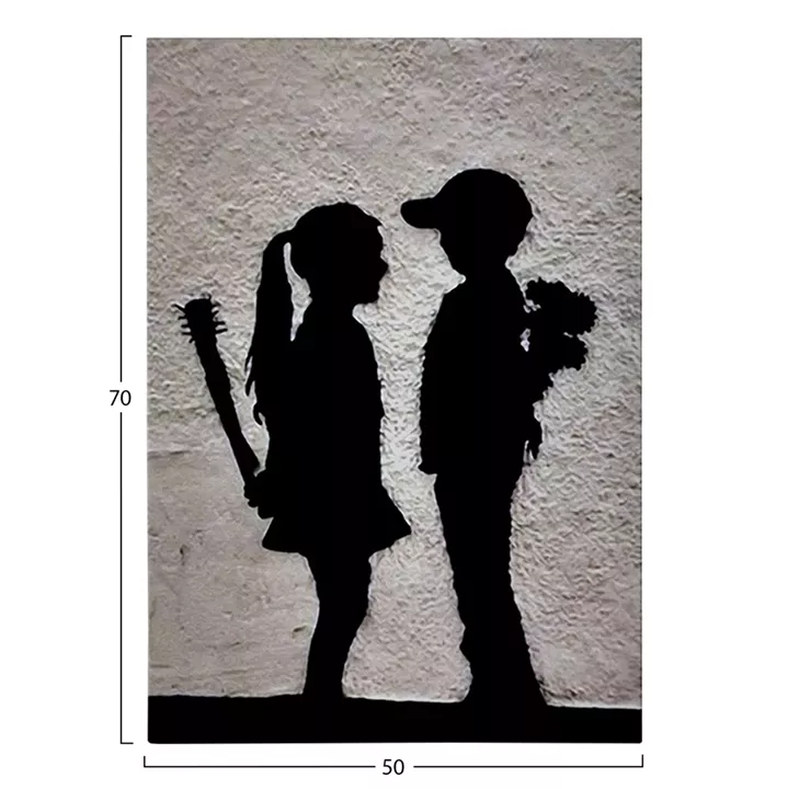 WALL PAINTING SERIES GOBI HM4822 PRINTED CANVAS 50x3(thickness)x70Hcm.