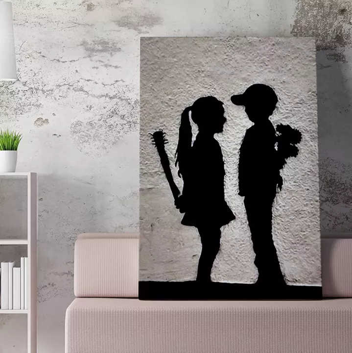 WALL PAINTING SERIES GOBI HM4822 PRINTED CANVAS 50x3(thickness)x70Hcm.