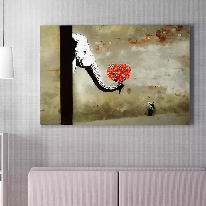 WALL PAINTING SERIES GOBI HM4825 PRINTED CANVAS 70x3(thickness)x50Hcm.