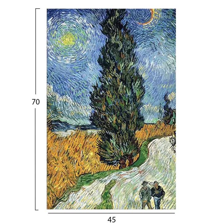 WALL PAINTING SERIES GOBI HM4849 PRINTED CANVAS 45x3(thickness)x70Hcm.