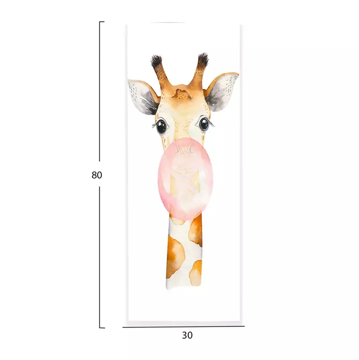 WALL PAINTING SERIES GOBI HM4800 PRINTED CANVAS 30x4(thickness)x80Hcm.