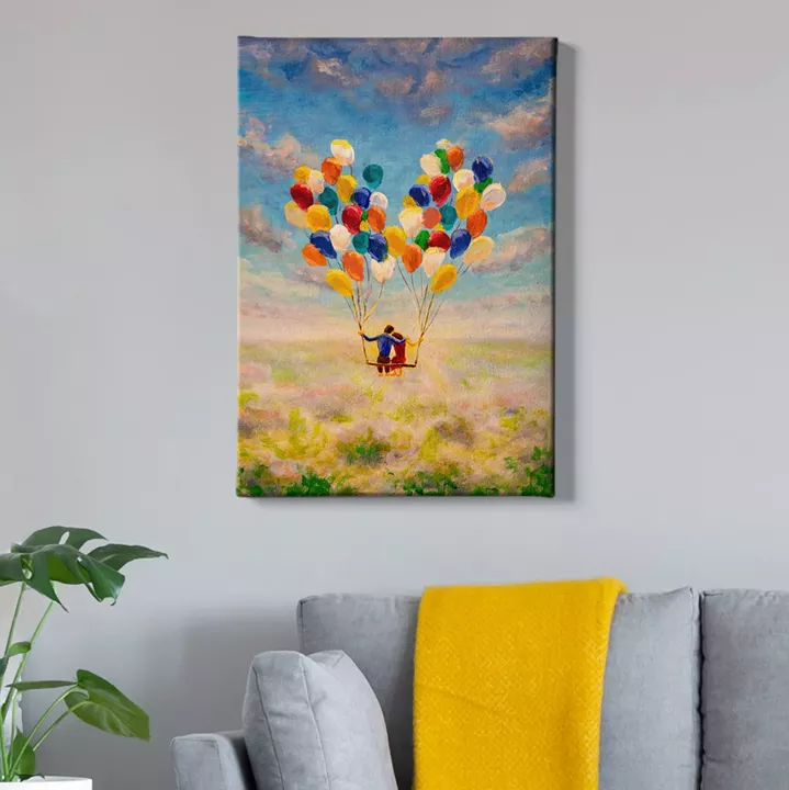 WALL PAINTING SERIES GOBI HM4761 PRINTED CANVAS 50x3(thickness)x70Hcm.
