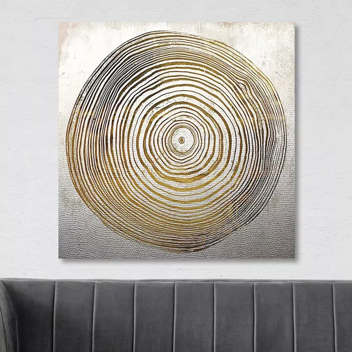 WALL PAINTING SQUARE SERIES GOBI HM4840 PRINTED CANVAS 70x2.8(thickness)x70Hcm.