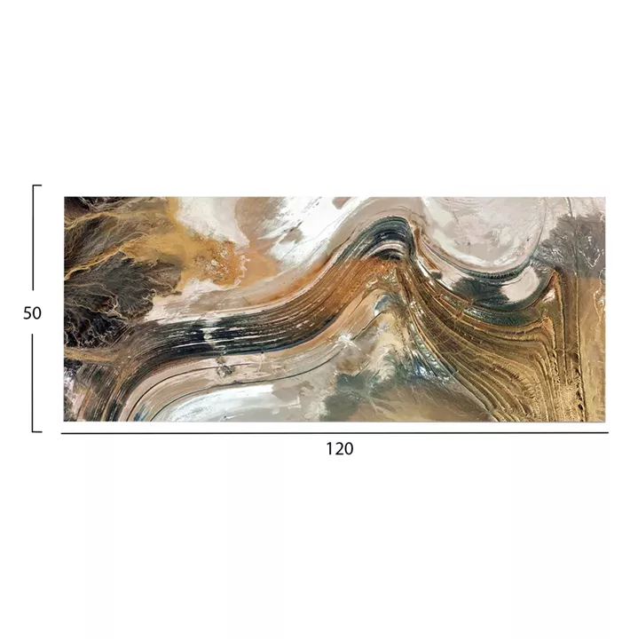 WALL PAINTING SERIES GOBI HM4788 PRINTED CANVAS 120x3(thickness)x50Hcm.