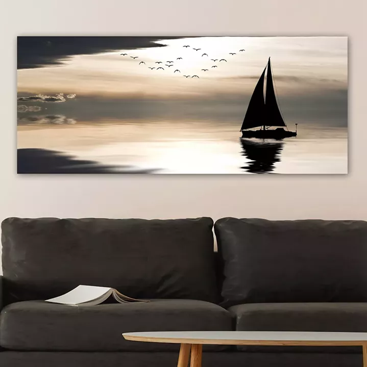 WALL PAINTING SERIES GOBI HM4789 PRINTED CANVAS 120x3(thickness)x50Hcm.