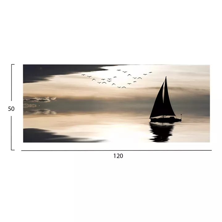 WALL PAINTING SERIES GOBI HM4789 PRINTED CANVAS 120x3(thickness)x50Hcm.