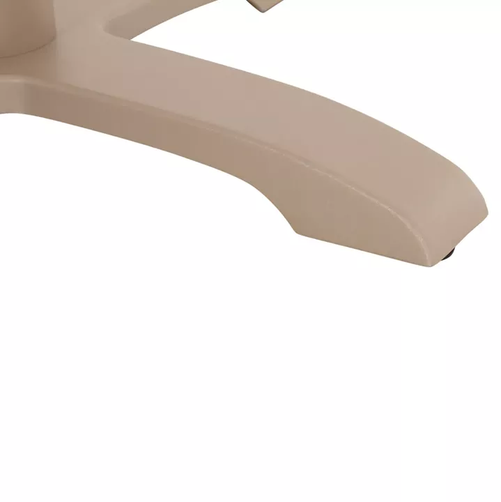 BAR TABLE BASE METAL/CAST IRON HM417.25 CAPPUCCINO 50x50x107.5Ηcm