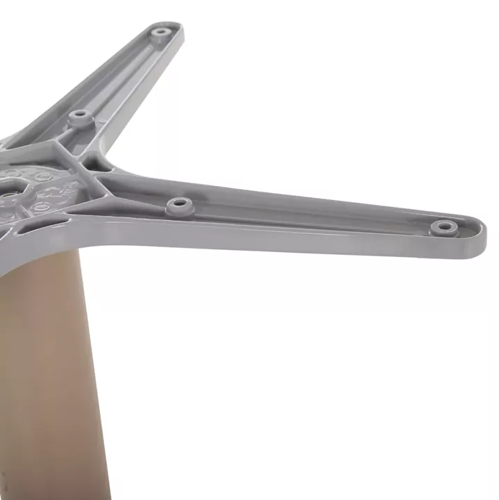 ALUMINUM TABLE BASE HM460.25 CAPPUCCINO MATTE 68x68x72Hcm. CROSS 48x48cm.