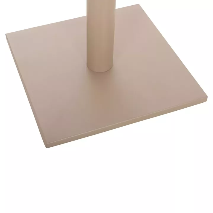TABLE BASE HM475.25 ALUMINUM IN CAPPUCCINO COLOR 46x46x73Hcm. CROSS 46Χ46cm