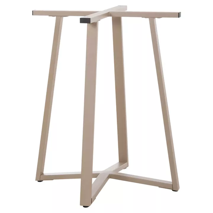 TABLE BASE HM470.25 METAL IN CAPPUCCINO COLOR 60x60x72Hcm.