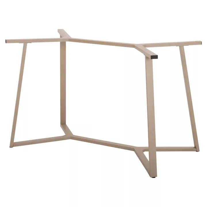 TABLE BASE HM471.25 METAL IN CAPPUCCINO COLOR 111x60x71Hcm.