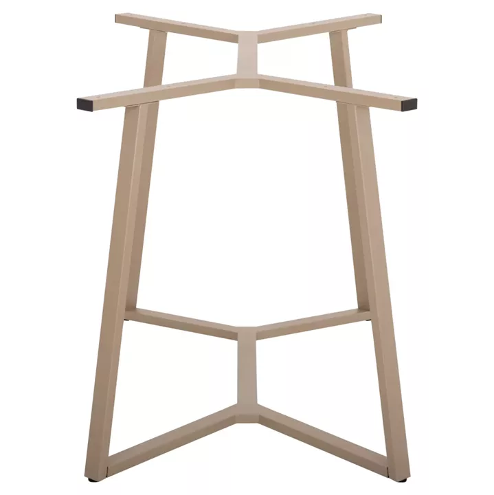 TABLE BASE HM471.25 METAL IN CAPPUCCINO COLOR 111x60x71Hcm.