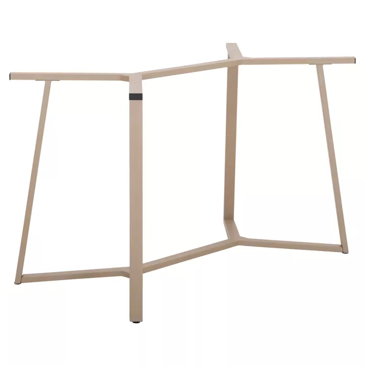 TABLE BASE HM471.25 METAL IN CAPPUCCINO COLOR 111x60x71Hcm.