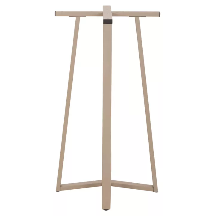 BAR TABLE BASE MEDIUM HEIGHT HM477.25 METAL IN CAPPUCCINO 50x50x89Hcm.