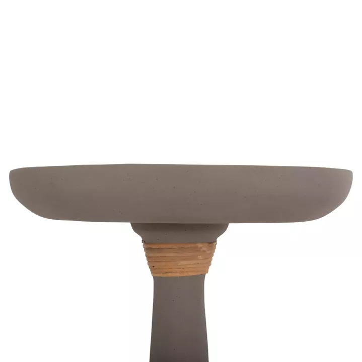 LAMP TABLE ROUND TORG HM18170.03 FIBER CEMENT GREY Φ41x62Hcm.