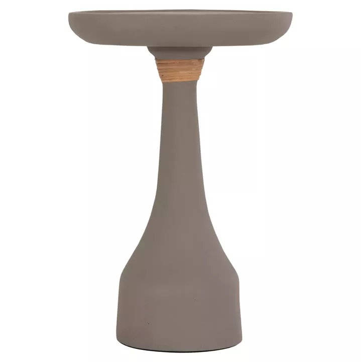 LAMP TABLE ROUND TORG HM18170.03 FIBER CEMENT GREY Φ41x62Hcm.