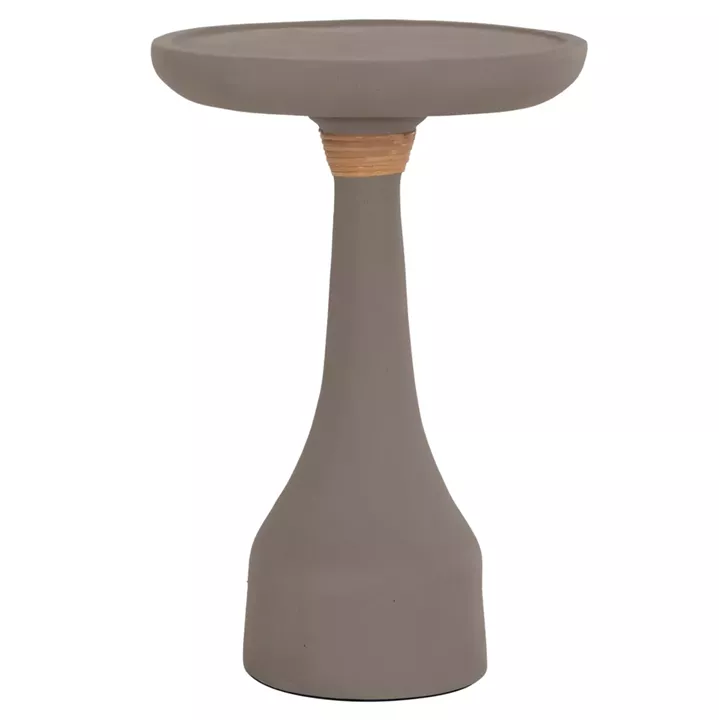 LAMP TABLE ROUND TORG HM18170.03 FIBER CEMENT GREY Φ41x62Hcm.