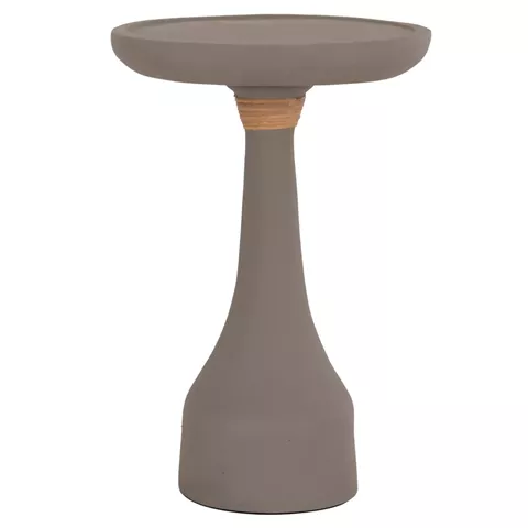 LAMP TABLE ROUND TORG HM18170.03 FIBER CEMENT GREY Φ41x62Hcm.