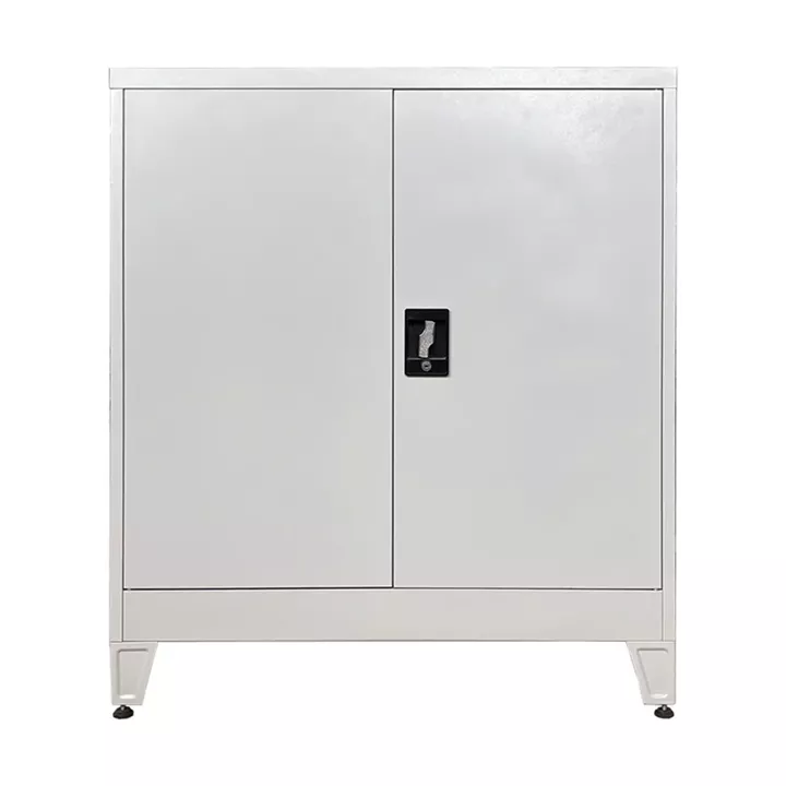 Armon pakoworld metal cabinet in light gray color 90x45x100cm