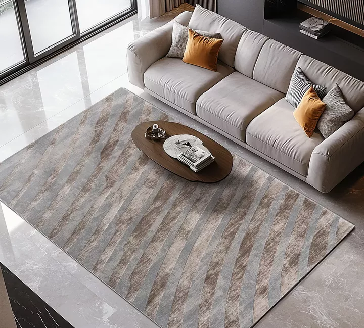Beauty Home Διάδρομος με το μέτρο Zenia Art 9438 67cm Μπεζ,Γκρι