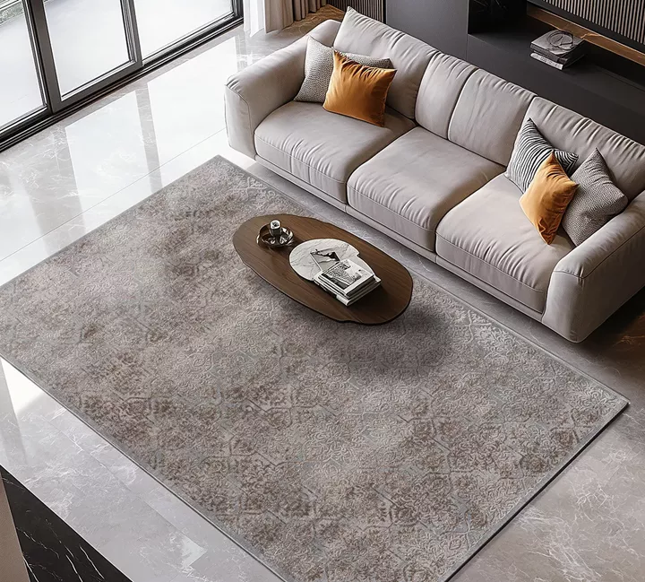 Beauty Home Διάδρομος με το μέτρο Zenia Art 9440 67cm Μπεζ,Γκρι