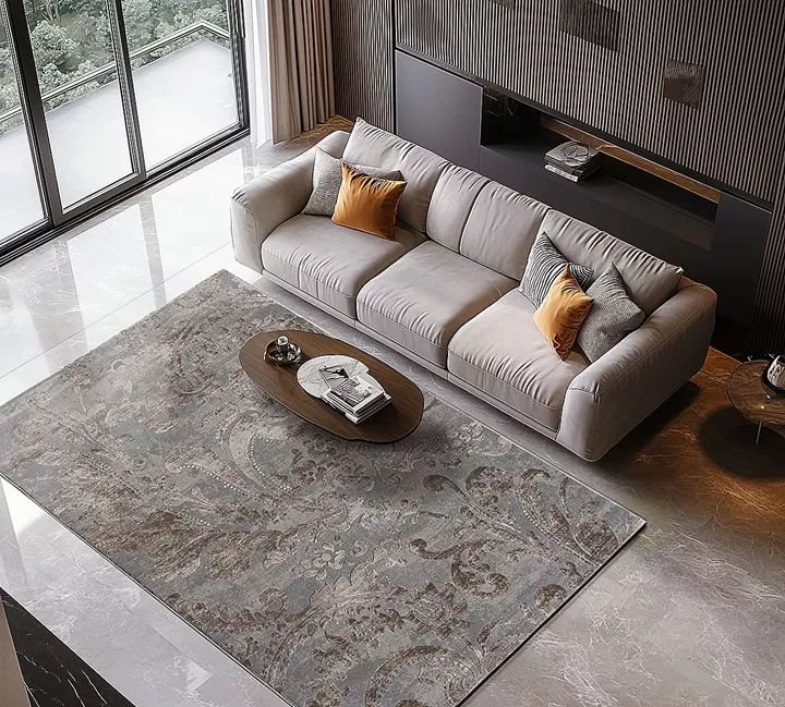 Beauty Home Διάδρομος με το μέτρο Zenia Art 9441 67cm Μπεζ,Γκρι