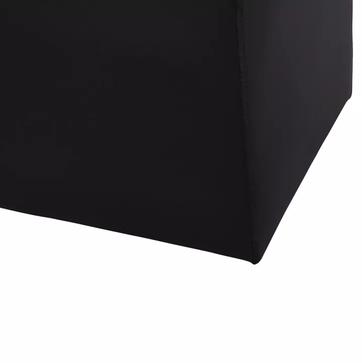 Stool 37x37x35cm With PU black Punk HM264.01