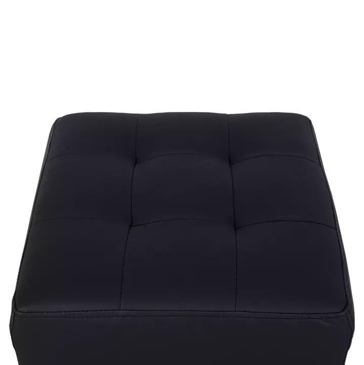 Stool 37x37x35cm With PU black Punk HM264.01