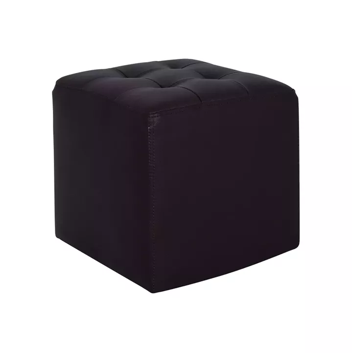 Stool 37x37x35cm With PU black Punk HM264.01