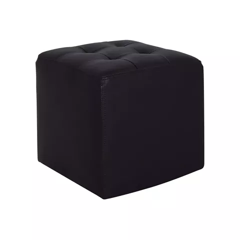 Stool 37x37x35cm With PU black Punk HM264.01
