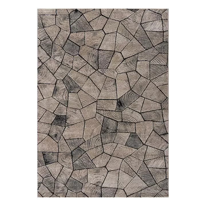 Beauty Home Διάδρομος με το μέτρο Serena Art 9837 67cm Μπεζ,Γκρι
