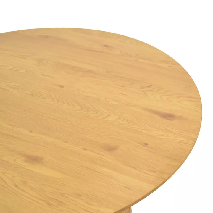 Karulo pakoworld table mdf in sonoma shade Φ120x76cm
