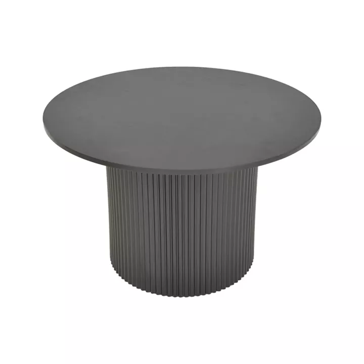 Dovel pakoworld coffee table mdf in black shade D70x40cm