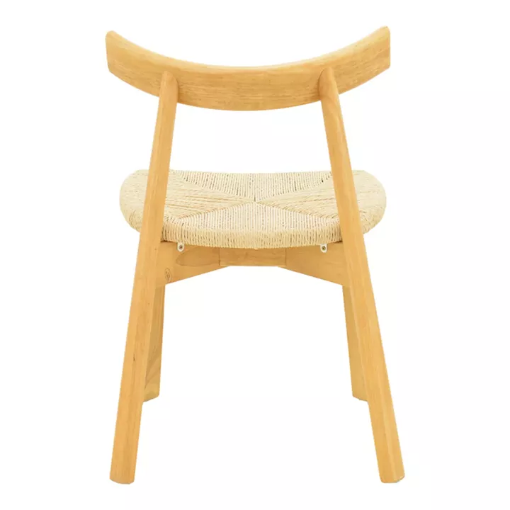 Clareta chair pakoworld rubberwood-rope in natural shade 53x55x79cm