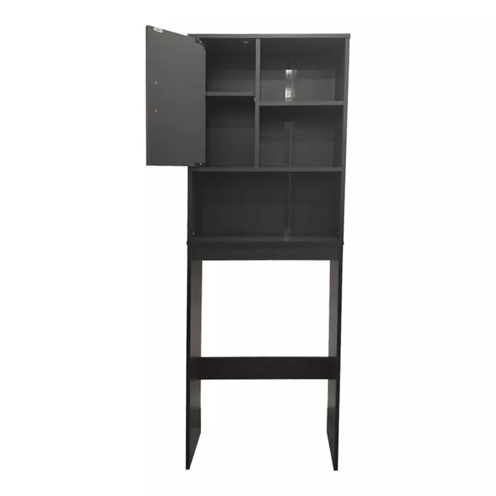 Tazien pakoworld laundry cabinet in anthracite shade 60x24x168.5cm