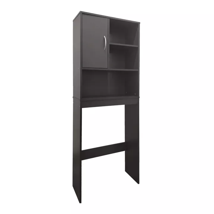 Tazien pakoworld laundry cabinet in anthracite shade 60x24x168.5cm