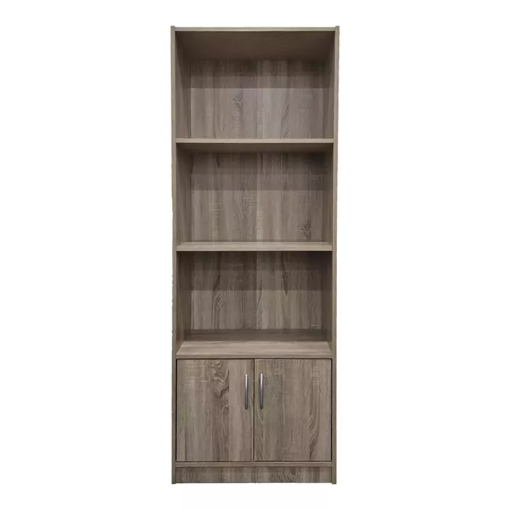 Tekaro pakoworld bookcase in sonoma shade 60x29x166cm