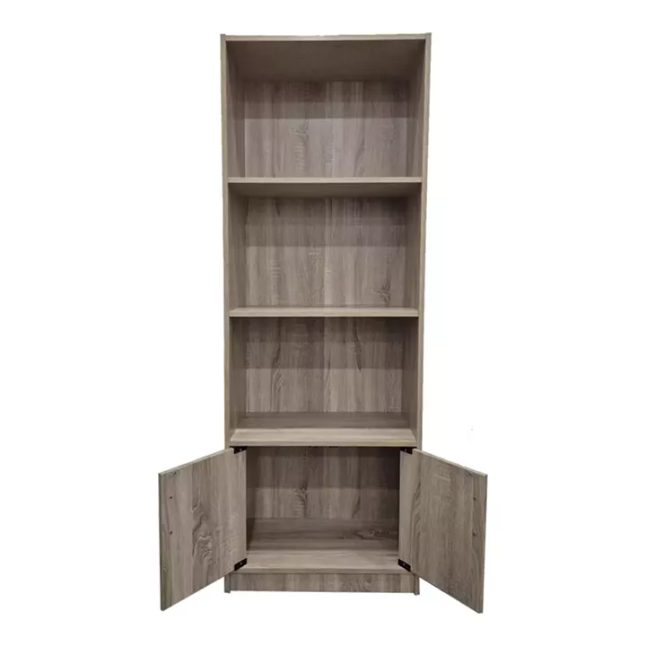 Tekaro pakoworld bookcase in sonoma shade 60x29x166cm