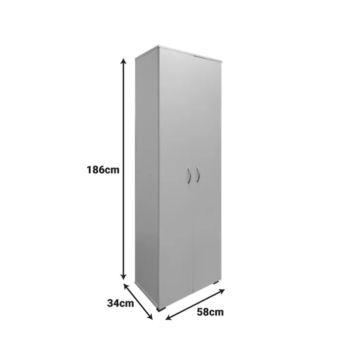 Shoe rack-wardrobe Racka pakoworld in sonoma shade 58x34x186cm