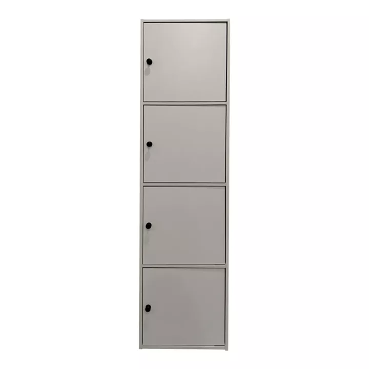 Gabino pakoworld column cabinet in white shade 40x39x158cm