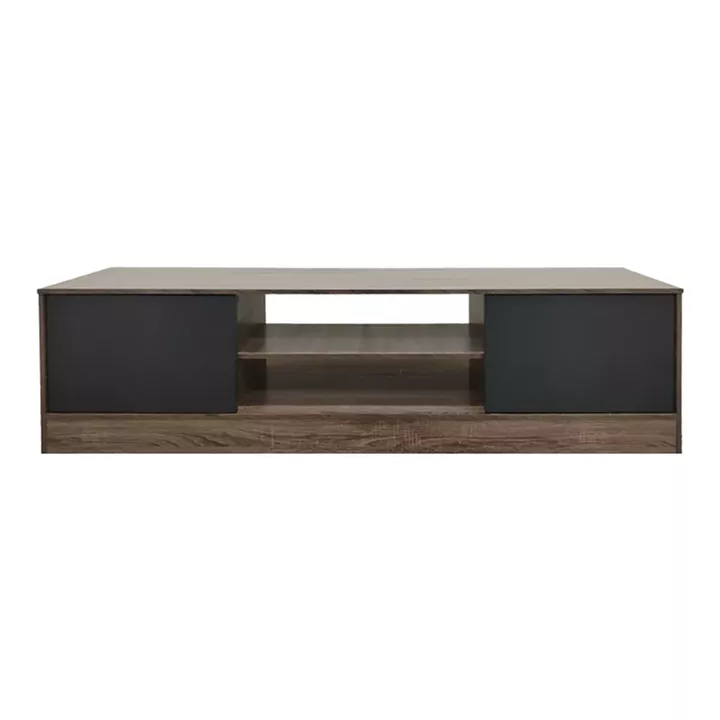 Sasa I pakoworld TV cabinet in oak-anthracite shade 150x35x41.5cm