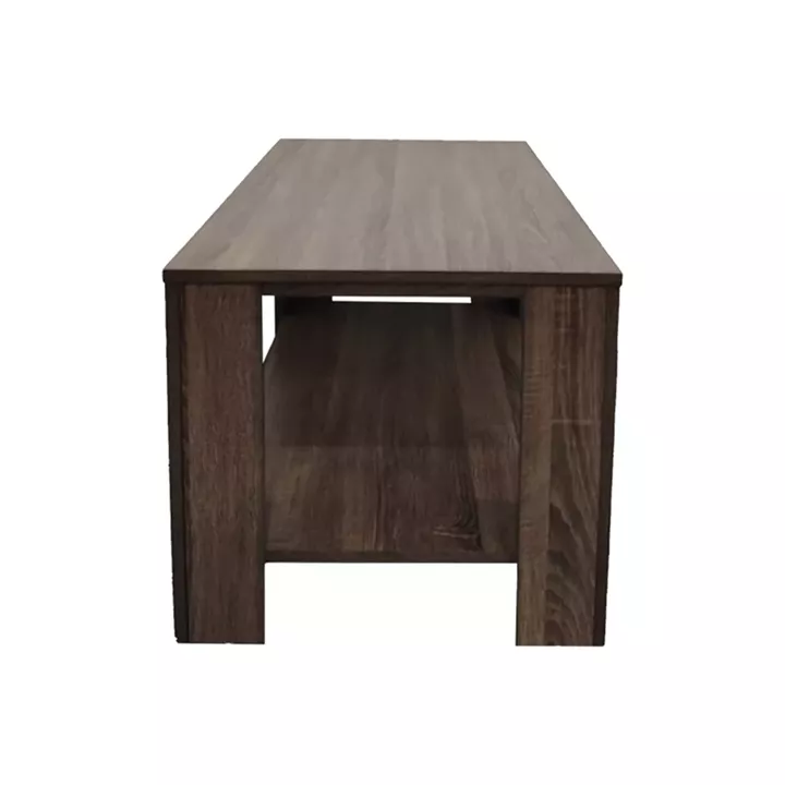 Coffee table Votalo I pakoworld in walnut shade 90x50x45cm