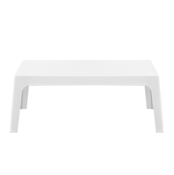 ΤΡΑΠΕΖΑΚΙ ΟΡΘΟΓΩΝΙΟ SLEEK HM6367.01 ΠΟΛΥΠΡΟΠΥΛΕΝΙΟ ΣΕ ΛΕΥΚΟ 99x59.5x39.5Υεκ.