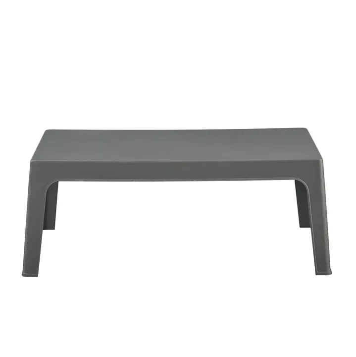 RECTANGULAR COFFEE TABLE SLEEK HM6367.05 POLYPROPYLENE IN DARK OLIVE 99x59.5x39.5Hcm.