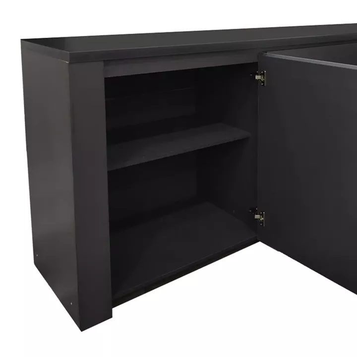 Μπουφές Kalya pakoworld σε ανθρακί απόχρωση 220x49x89.5εκ