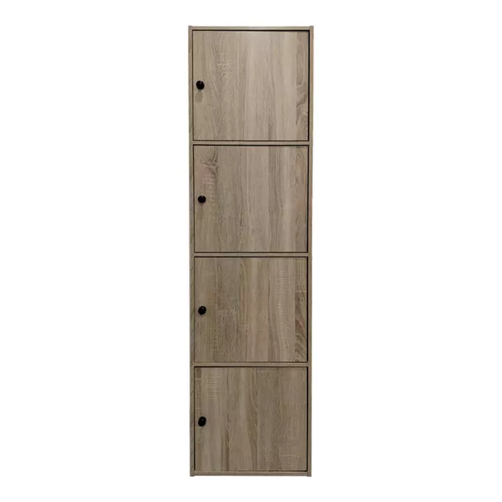 Ντουλάπι-στήλη Gabino pakoworld σε sonoma απόχρωση 40x39x158εκ