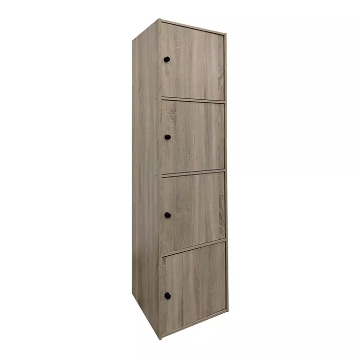 Ντουλάπι-στήλη Gabino pakoworld σε sonoma απόχρωση 40x39x158εκ